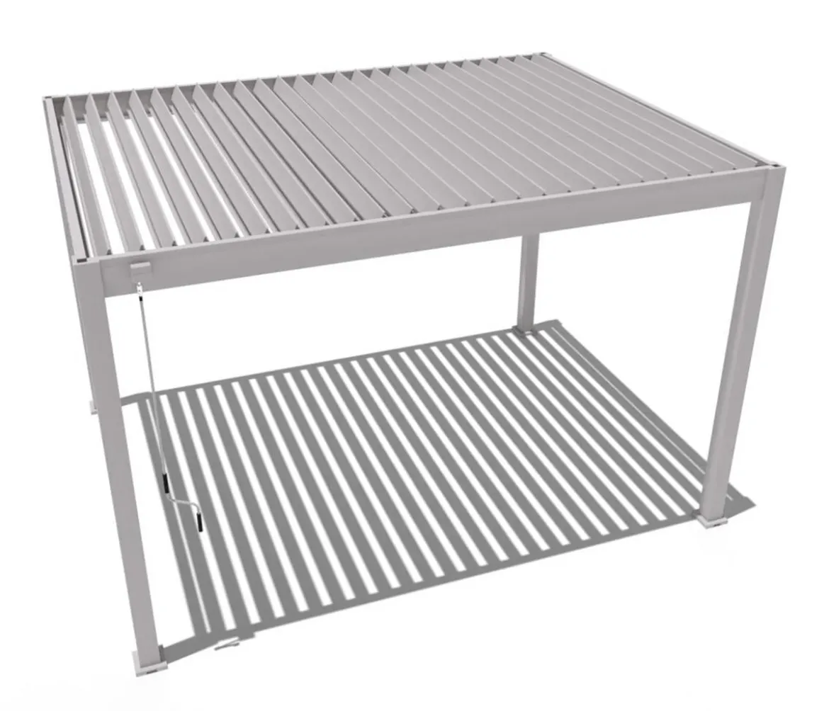 Weide Classic Pergola 3x4 Alu-Stahl, ca. B400/H255/T300 cm