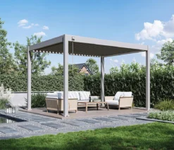 Weide Classic Pergola 3x4 Alu-Stahl, ca. B400/H255/T300 cm