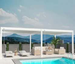 Weide Deluxe Pergola Voll-Alu, ca. B720/H255/T360 cm