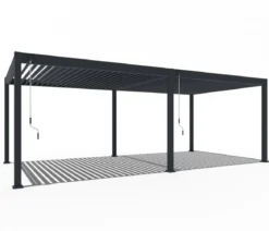 Weide Deluxe Pergola Voll-Alu, ca. B720/H255/T360 cm