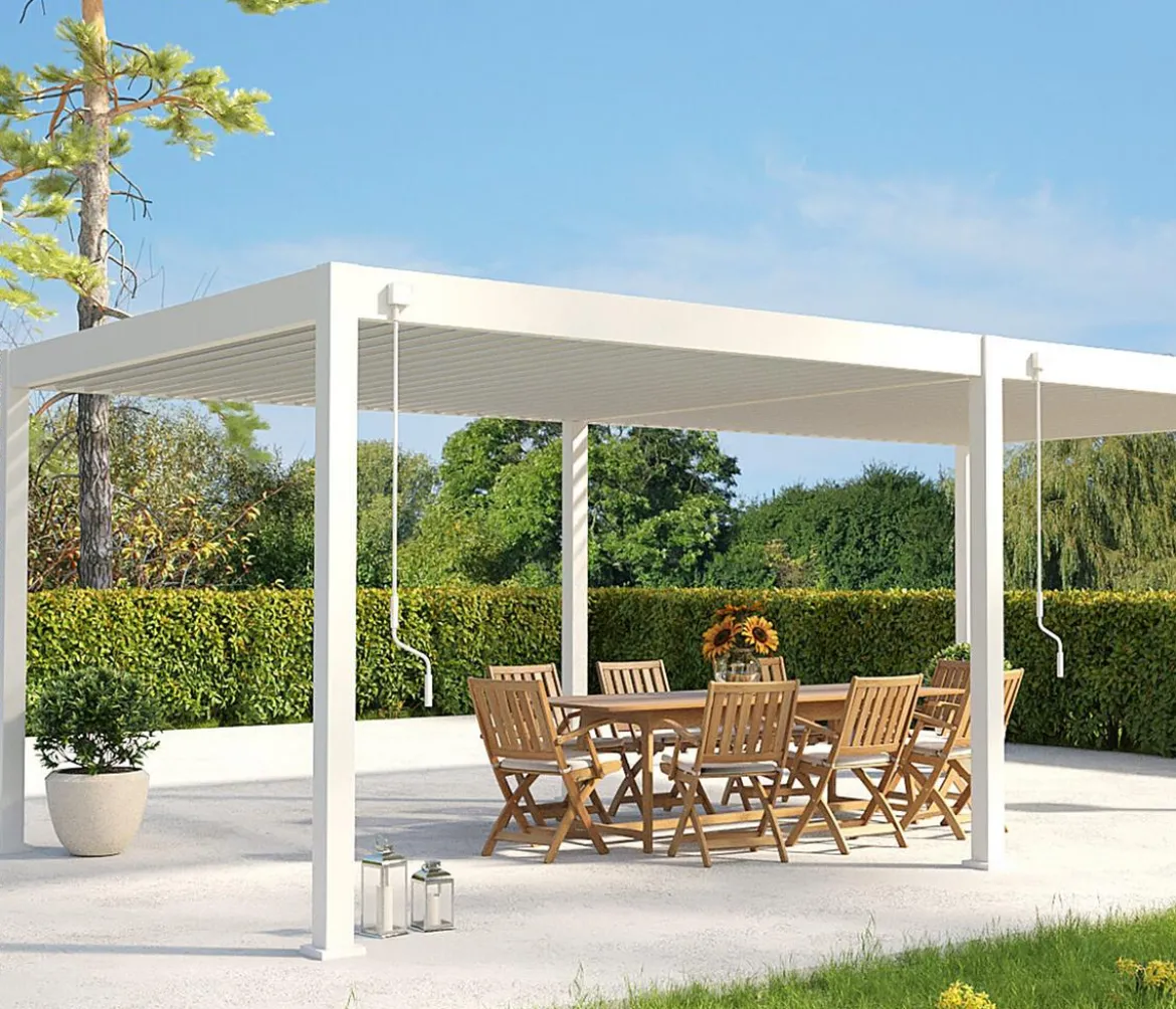 Weide Deluxe Pergola Voll-Alu, ca. B720/H255/T360 cm