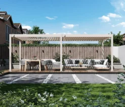 Weide Deluxe Pergola Voll-Alu, ca. B720/H255/T360 cm