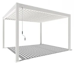 Weide Deluxe Pergola Voll-Alu, ca. B400/H255/T360 cm