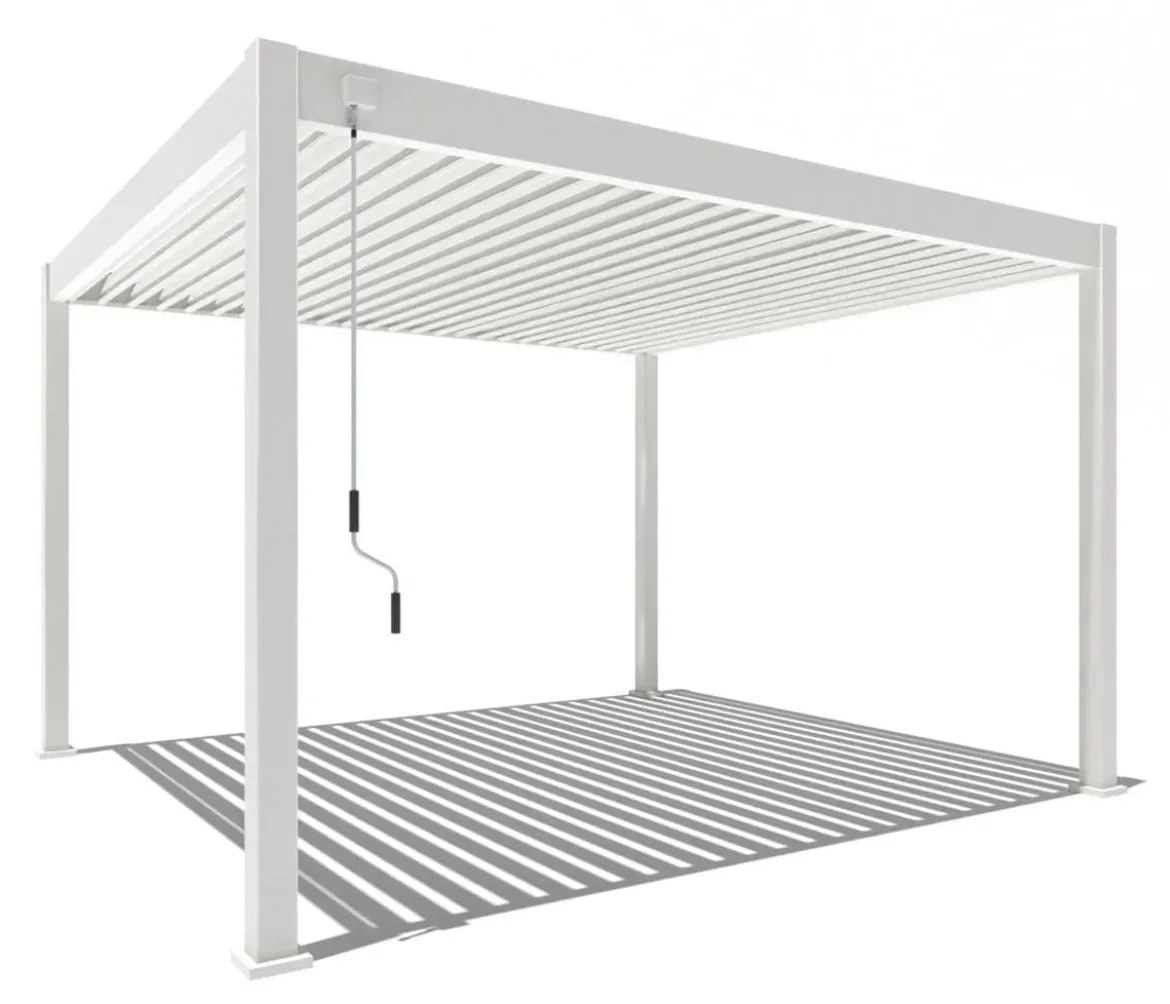Weide Deluxe Pergola Voll-Alu, ca. B400/H255/T360 cm