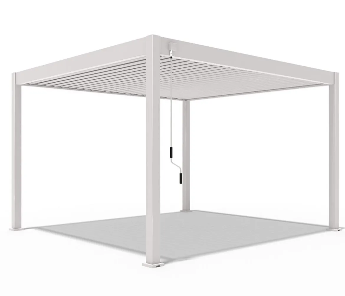 Weide Deluxe Pergola Voll-Alu, ca. B400/H255/T360 cm