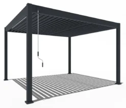 Weide Deluxe Pergola Voll-Alu, ca. B400/H255/T360 cm