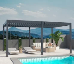 Weide Deluxe Pergola Voll-Alu, ca. B530/H255/T360 cm