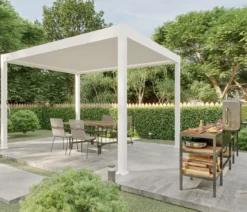 Weide Deluxe Pergola Voll-Alu, ca. B400/H255/T300 cm