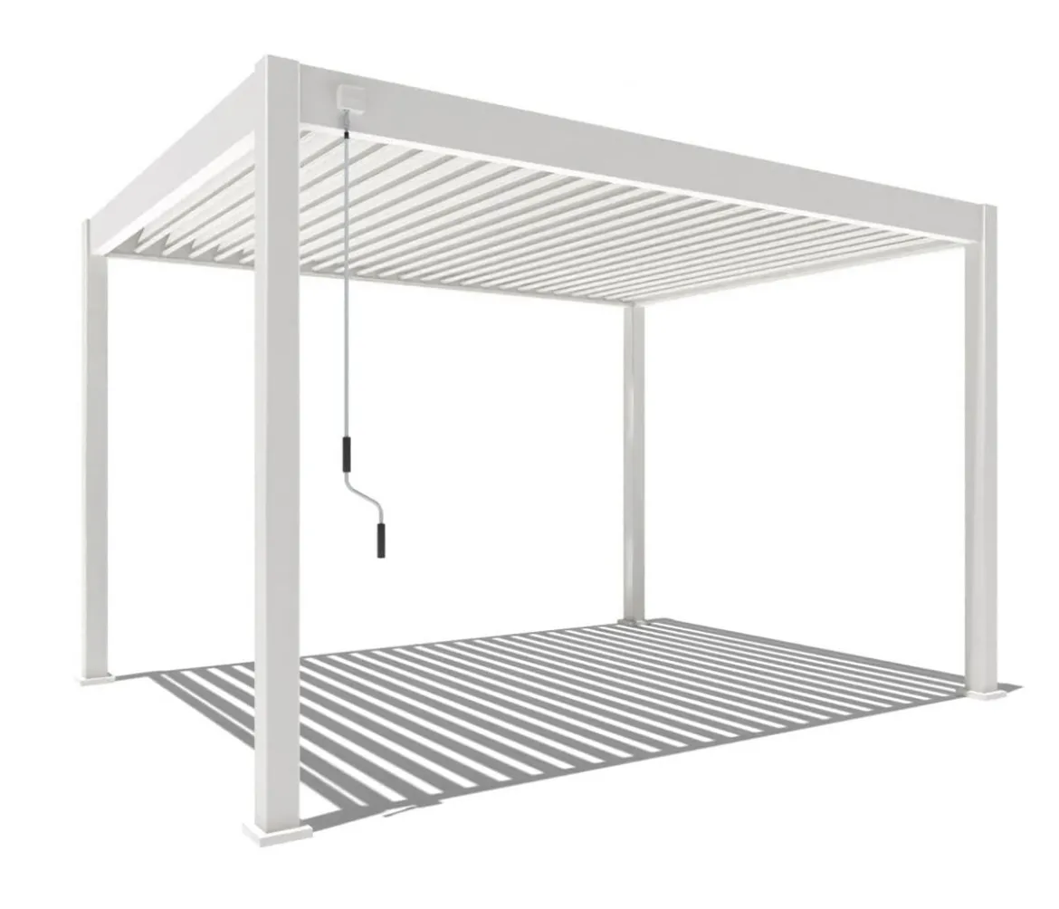Weide Deluxe Pergola Voll-Alu, ca. B400/H255/T300 cm