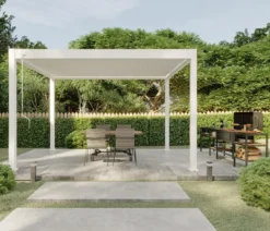 Weide Deluxe Pergola Voll-Alu, ca. B400/H255/T300 cm