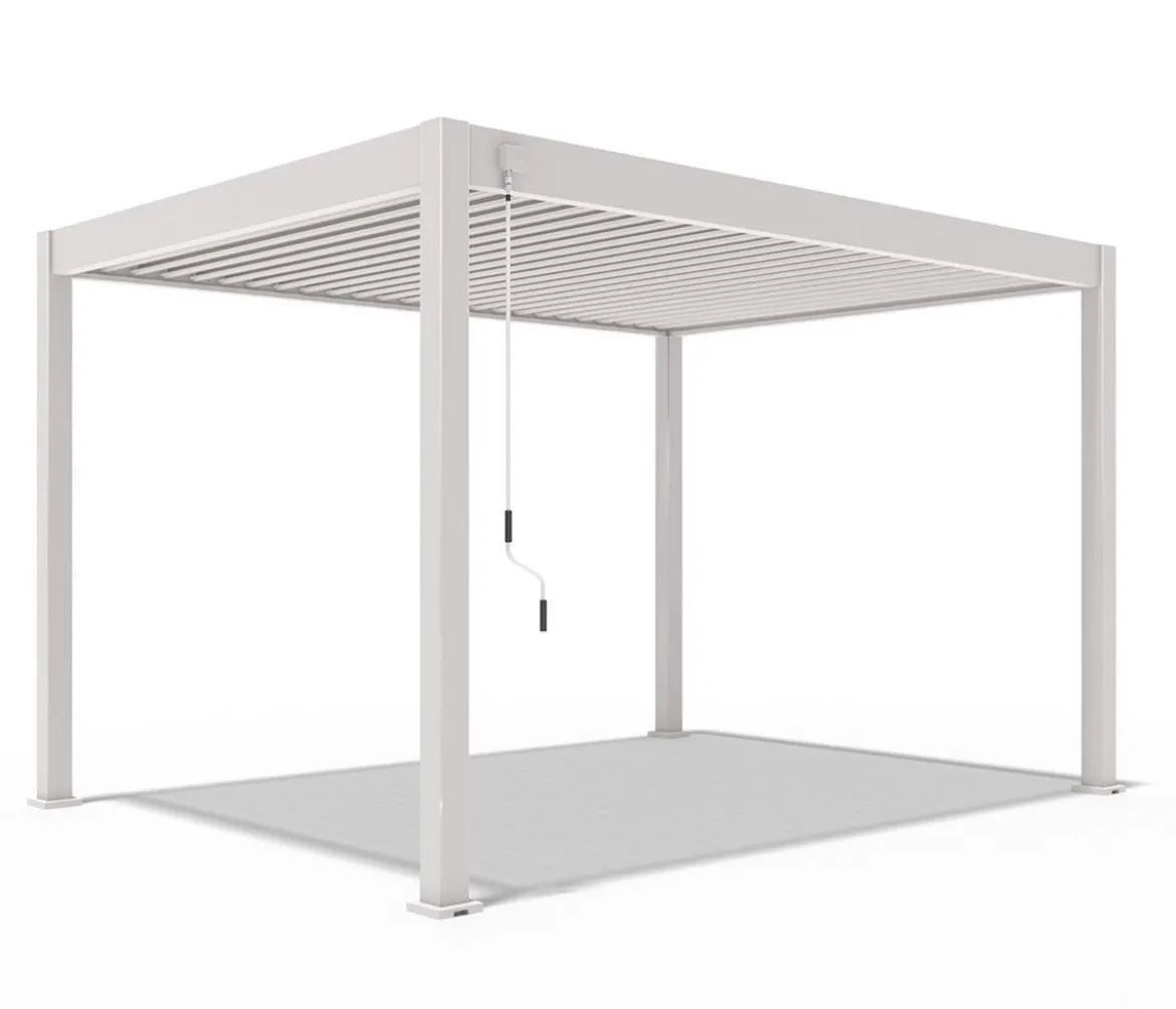 Weide Deluxe Pergola Voll-Alu, ca. B400/H255/T300 cm