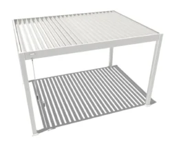 Weide Deluxe Pergola Voll-Alu, ca. B400/H255/T300 cm