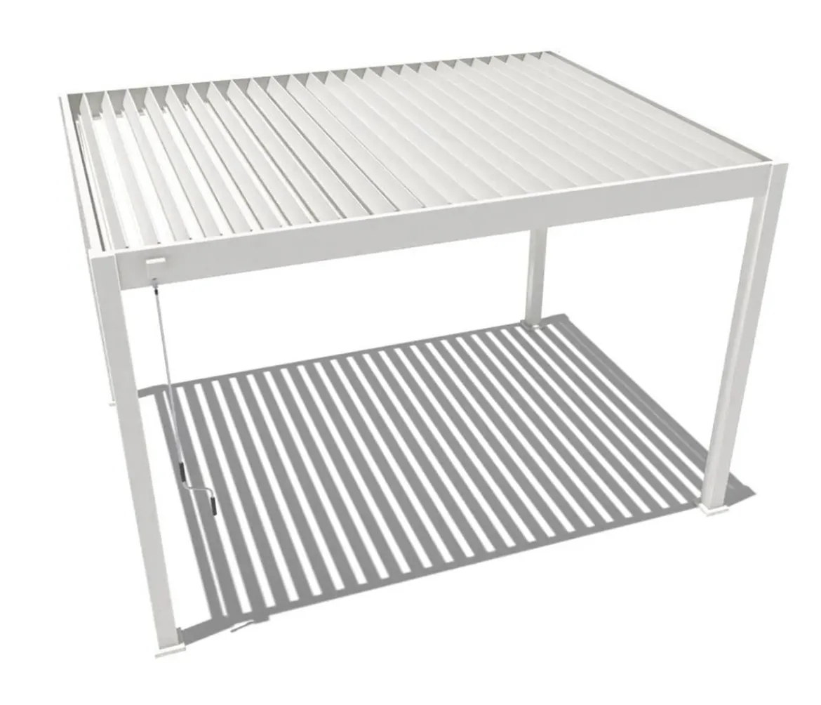 Weide Deluxe Pergola Voll-Alu, ca. B400/H255/T300 cm