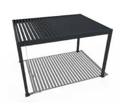Weide Deluxe Pergola Voll-Alu, ca. B400/H255/T300 cm
