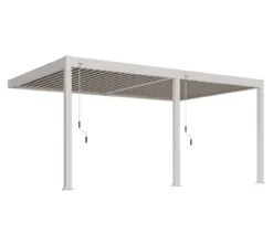Weide Deluxe Wandpergola Voll-Alu, ca. B530/H255/T360 cm