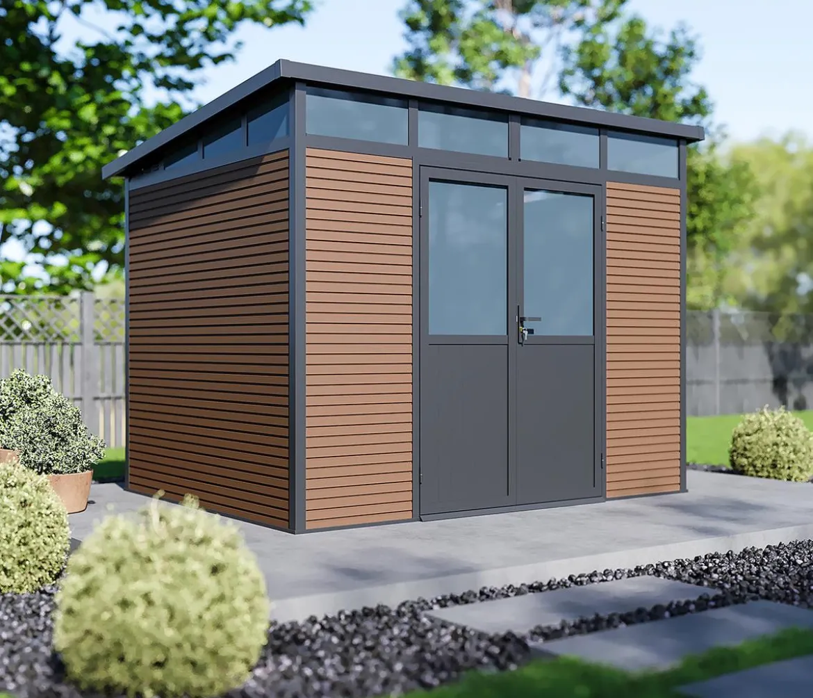 Weide Gartenhaus, ca. B278/H226/T218 cm
