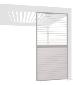 Weide Horizontales Seitenwand-Paneel, ca. B113/H236 cm