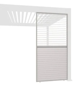 Weide Horizontales Seitenwand-Paneel, ca. B93/H236 cm
