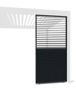 Weide Horizontales Seitenwand-Paneel, ca. B93/H236 cm