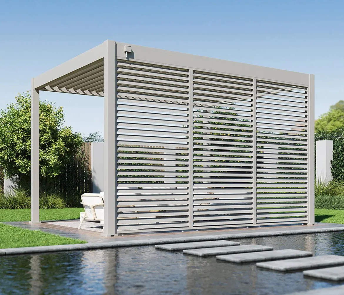 Weide Horizontales Seitenwand-Paneel, ca. B123/H236 cm