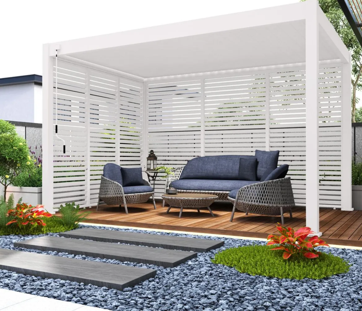Weide Horizontales Seitenwand-Paneel, ca. B113/H236 cm