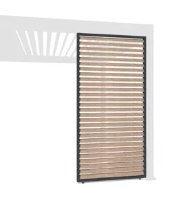 Weide Horizontales Seitenwand-Paneel, Holzoptik, ca. B93/H236 cm