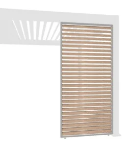 Weide Horizontales Seitenwand-Paneel, Holzoptik, ca. B93/H236 cm