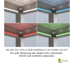 Weide LED-Kit für Pergola, 4 x 8 m