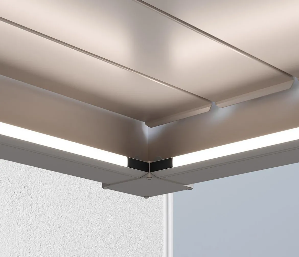 Weide LED-Kit für Wandpergola, 3 x 4 m