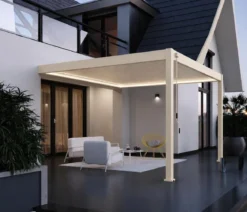 Weide LED-Kit für Wandpergola, 3,6 x 4 m