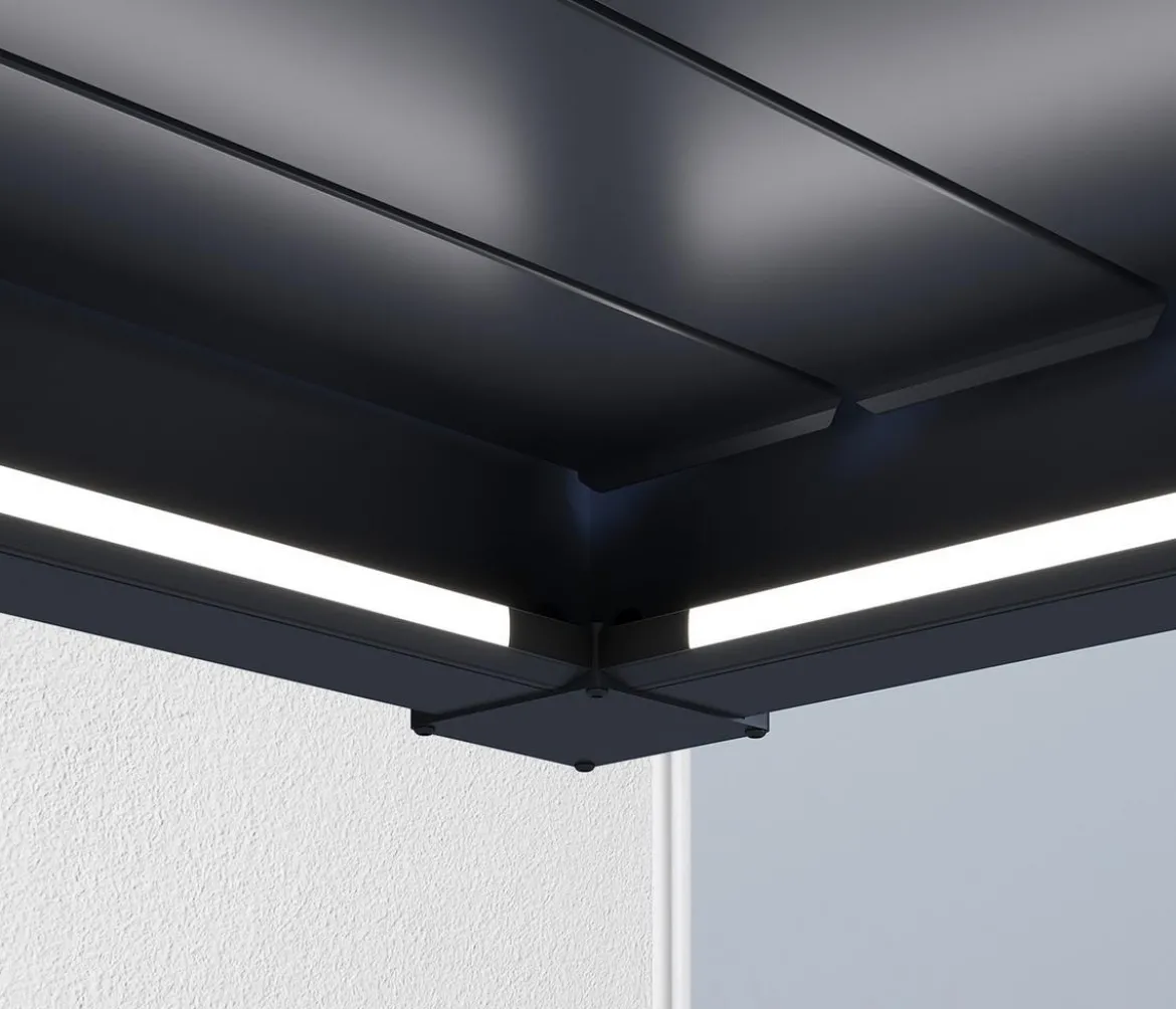Weide LED-Kit für Wandpergola, 3 x 4 m