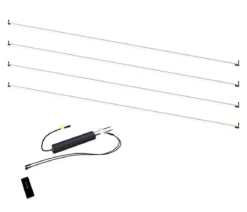 Weide LED-Kit für Wandpergola, 4 x 4 m