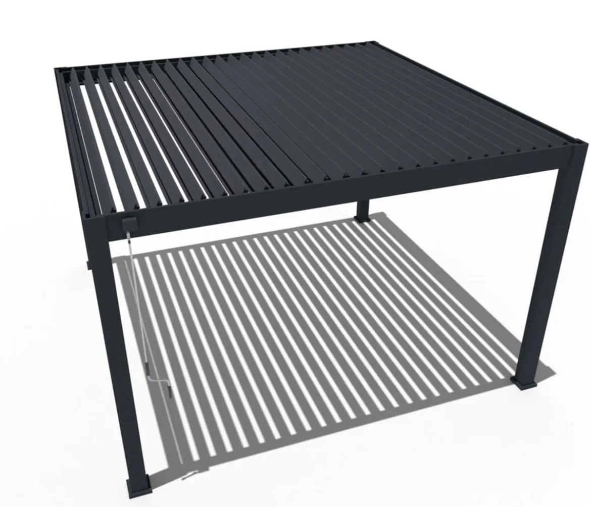 Weide Pergola Deluxe Plus 4x4, ca. B400/H255/T400 cm