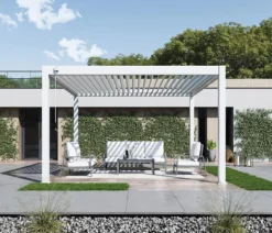 Weide Pergola Deluxe Plus 4x4, ca. B400/H255/T400 cm
