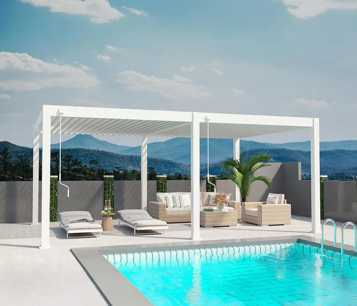 Weide Pergola Deluxe Plus 4x6, ca. B600/H255/T400 cm