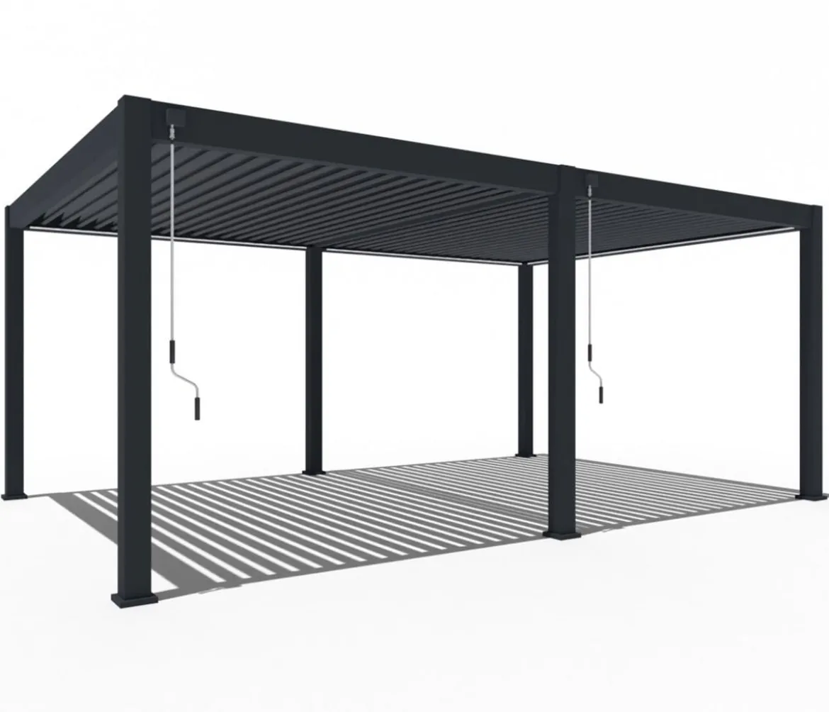Weide Pergola Deluxe Plus 4x6, ca. B600/H255/T400 cm
