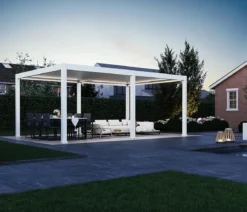 Weide Pergola LED E-Deluxe Plus 4x6, ca. B600/H255/T400 cm