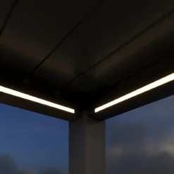 Weide Pergola LED E-Deluxe Plus 4x6, ca. B600/H255/T400 cm