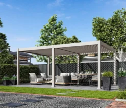 Weide Pergola LED E-Deluxe Plus 4x6, ca. B600/H255/T400 cm