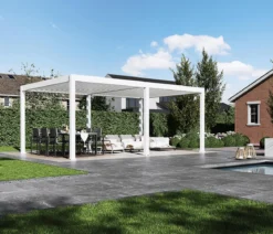 Weide Pergola LED E-Deluxe Plus 4x6, ca. B600/H255/T400 cm