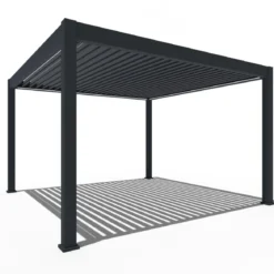 Weide Pergola LED E-Deluxe Plus 4x4, ca. B400/H255/T400 cm