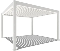 Weide Pergola LED E-Deluxe Plus 4x4, ca. B400/H255/T400 cm