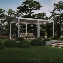 Weide Pergola LED E-Deluxe 3,6x5,3, ca. B530/H255/T360 cm