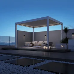 Weide Pergola LED E-Deluxe 3x4, ca. B400/H255/T300 cm