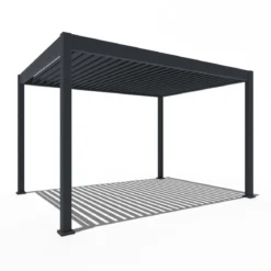 Weide Pergola LED E-Deluxe 3x4, ca. B400/H255/T300 cm