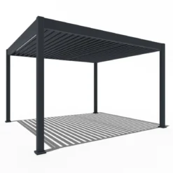 Weide Pergola LED E-Deluxe 3,6x4, ca. B400/H255/T360 cm