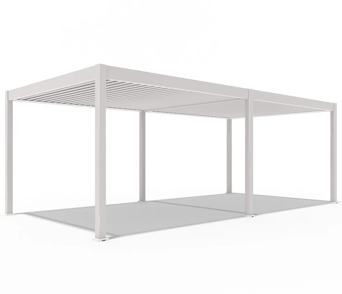 Weide Pergola LED E-Deluxe 3,6x7,2, ca. B720/H255/T360 cm