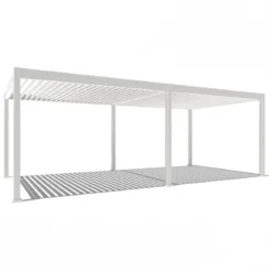 Weide Pergola LED E-Deluxe 3,6x7,2, ca. B720/H255/T360 cm