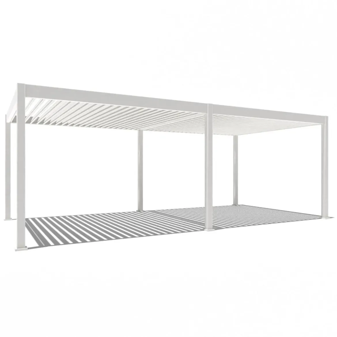 Weide Pergola LED E-Deluxe 3,6x7,2, ca. B720/H255/T360 cm