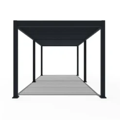 Weide Pergola LED E-Deluxe 3x6, ca. B600/H255/T300 cm